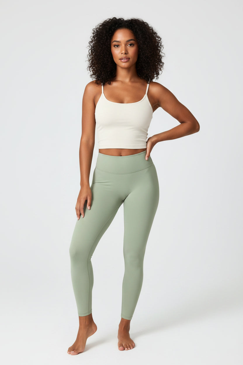 No. 8 Tank Top, Casual, Scoop Neckline, Buttery Feel, Delicate Straps, Waist Length