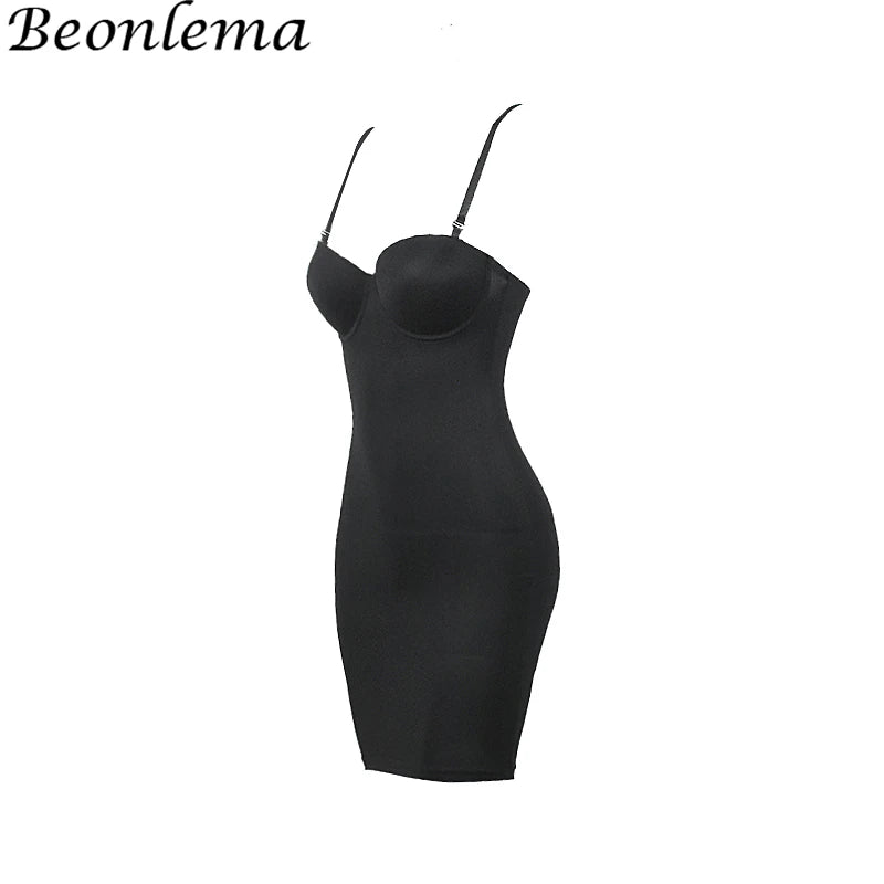 No. 3 Shape Wear, Tummy Control Slip Dress With Bra, Waist Trainer, Body Shaper
