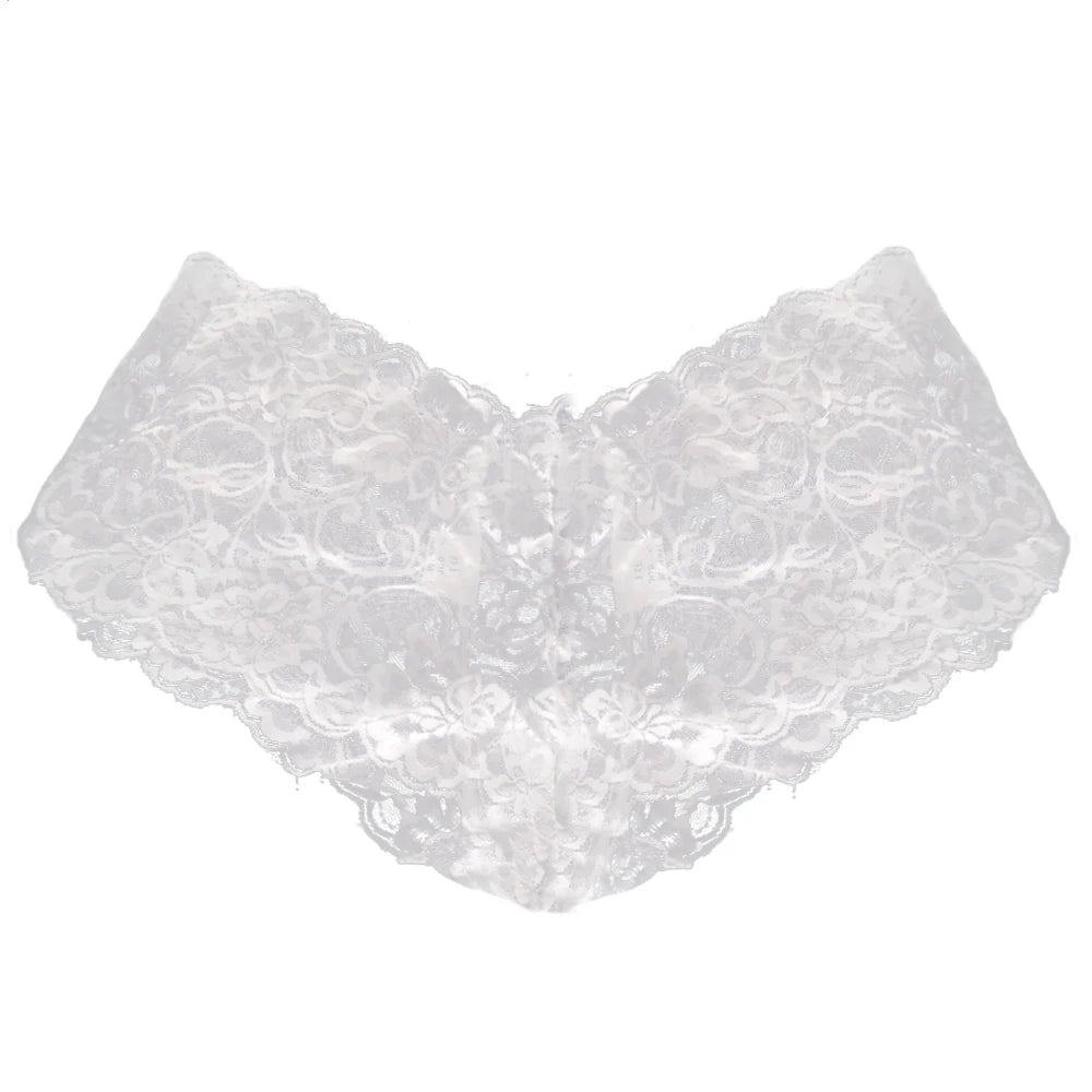 No. 1 Lingerie Panty, French Lace, High Cut, Boy Short, Plus Sizes Available