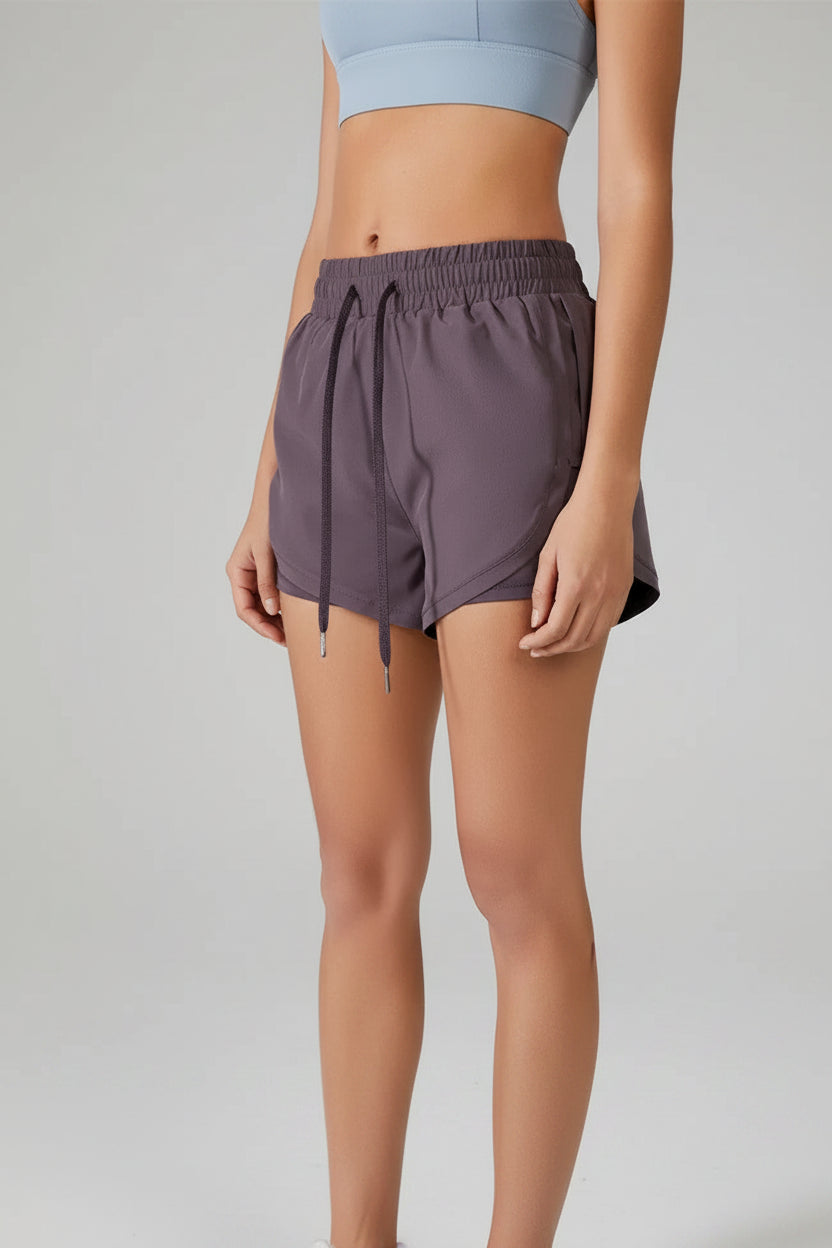 No. 5 Shorts, Athletic, Dry Fit, Lined, Under Shorts With Pocket, Draw String