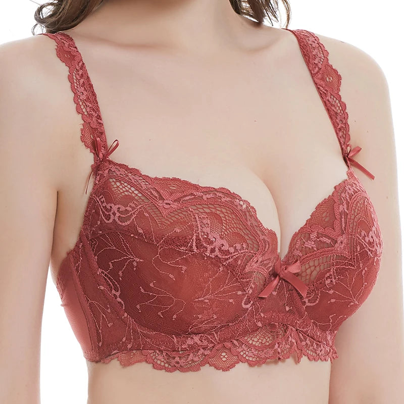 No. 7, Lingerie Bra, Coquette, French Lace Bralette, Removable Pads