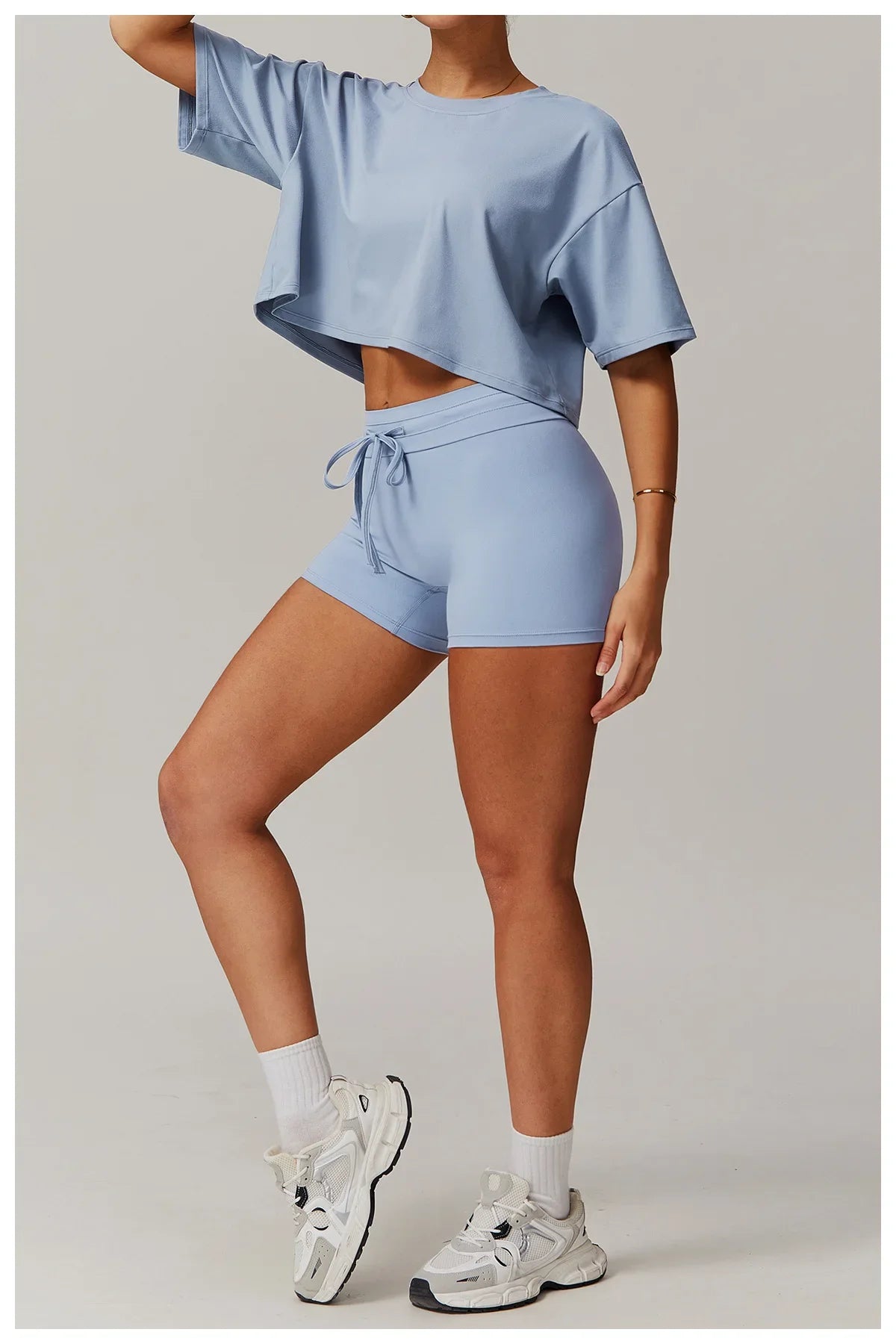 No. 1 Short Sleeve Shirt, Oversized, Crop Top, Relaxed Fit, Soft Essential