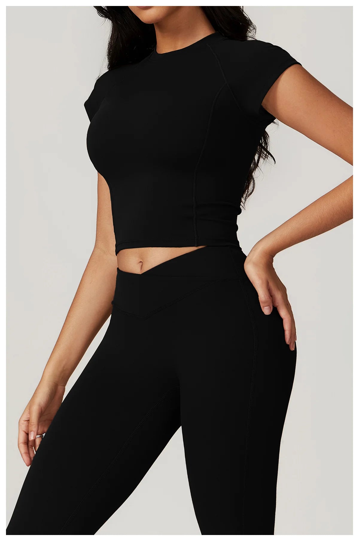 No. 4 Short Sleeve Shirt, Baby Doll Trainer With Hour Glass Piping, Hip Grazing Length, Slim Fit
