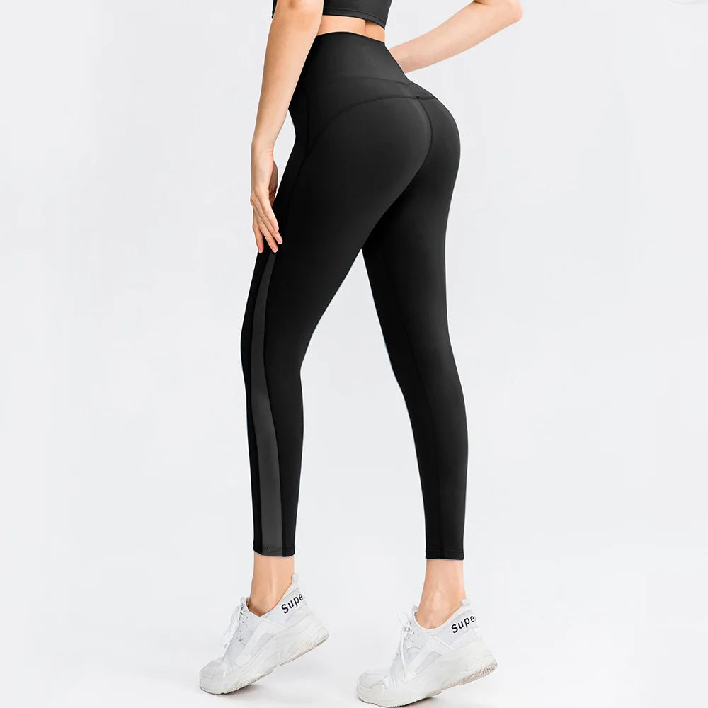 No. 5 Legging, Airlift Mesh Panel, High-Waist, Seamless, Athletic, Compressive