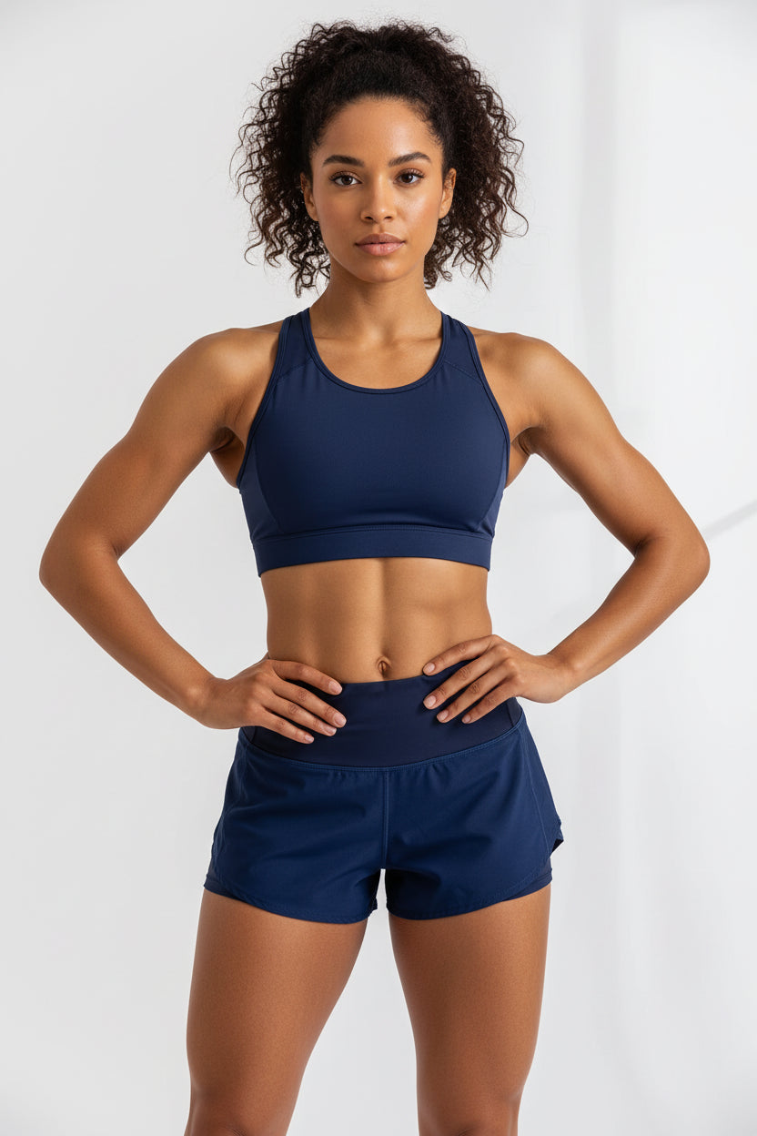 No. 7 Shorts, Slim Fit, Ventilated Runner, Panty Lined, Hidden Waist Pocket, Shorty Short