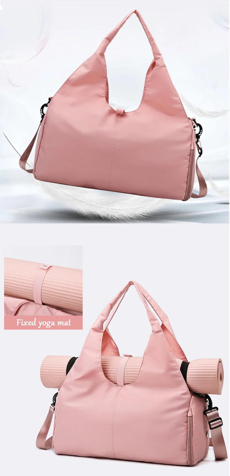 No. 1 Tote, All-In-One Yoga Tote Bag, Dedicated Yoga Mat Holder, Roomy Interior, Separate Shoe Compartment, Full Zip Design