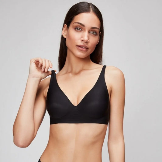 No. 4 Lingerie Bra, Plunge Neckline, Smoothing, T-Shirt Bra, Adjustable Comfort Straps