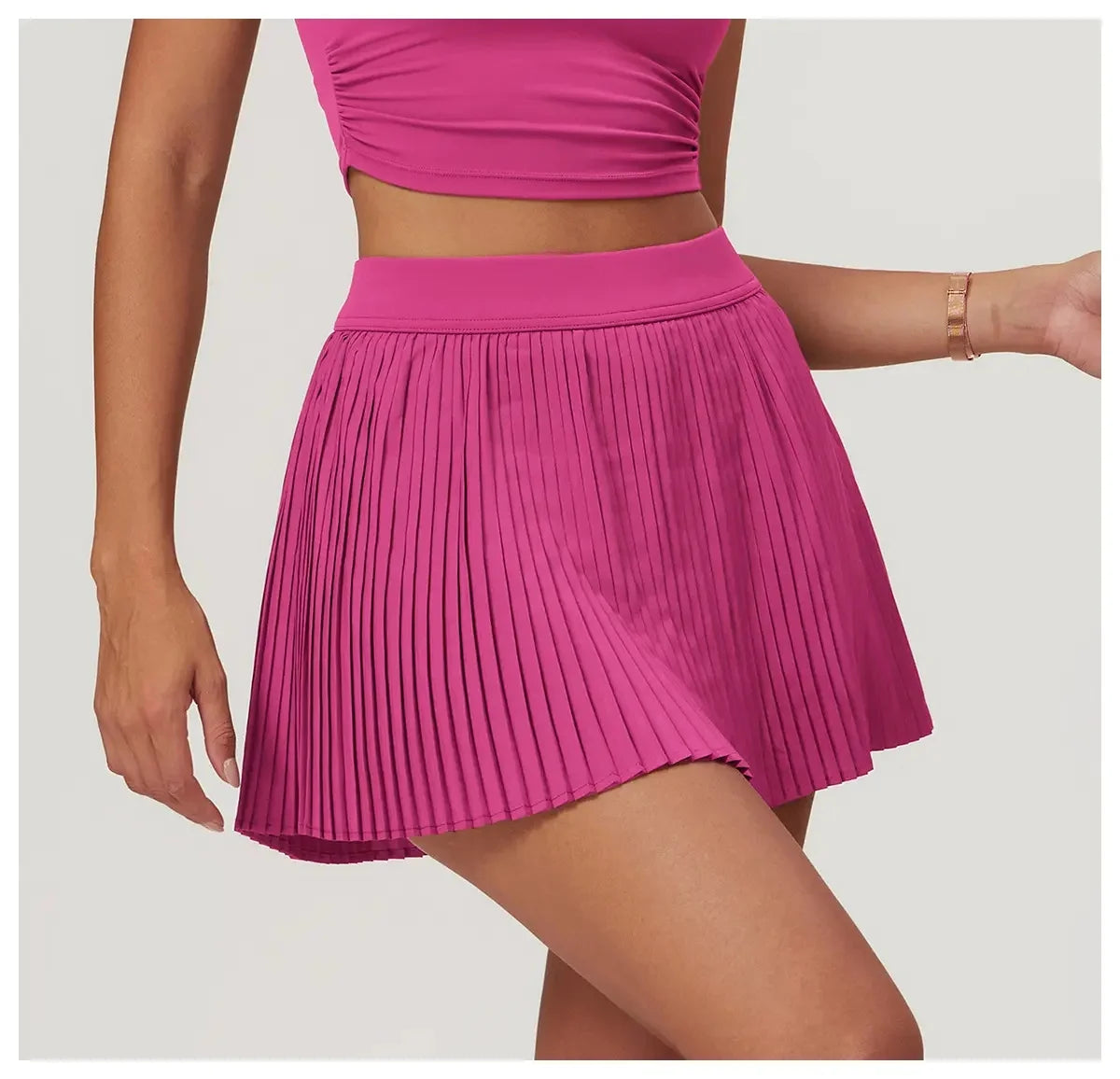 No. 4 Tennis Skirt, Tightly Pleated, Mini Length, Under Short With Pocket