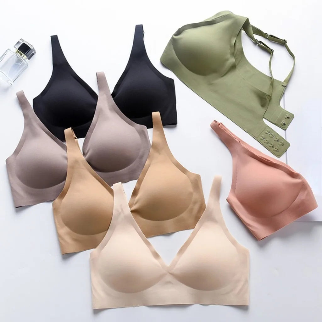 No. 4 Lingerie Bra, Plunge Neckline, Smoothing, T-Shirt Bra, Adjustable Comfort Straps