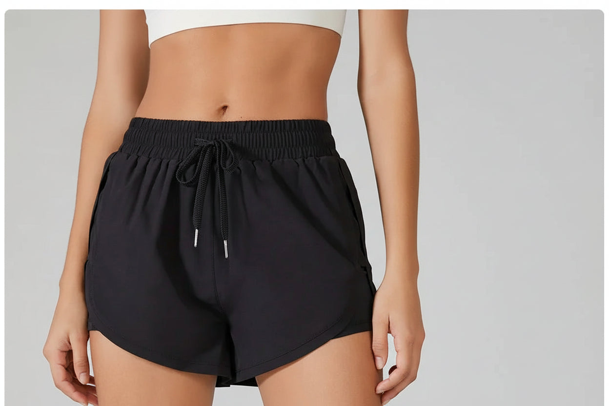 No. 5 Shorts, Athletic, Dry Fit, Lined, Under Shorts With Pocket, Draw String