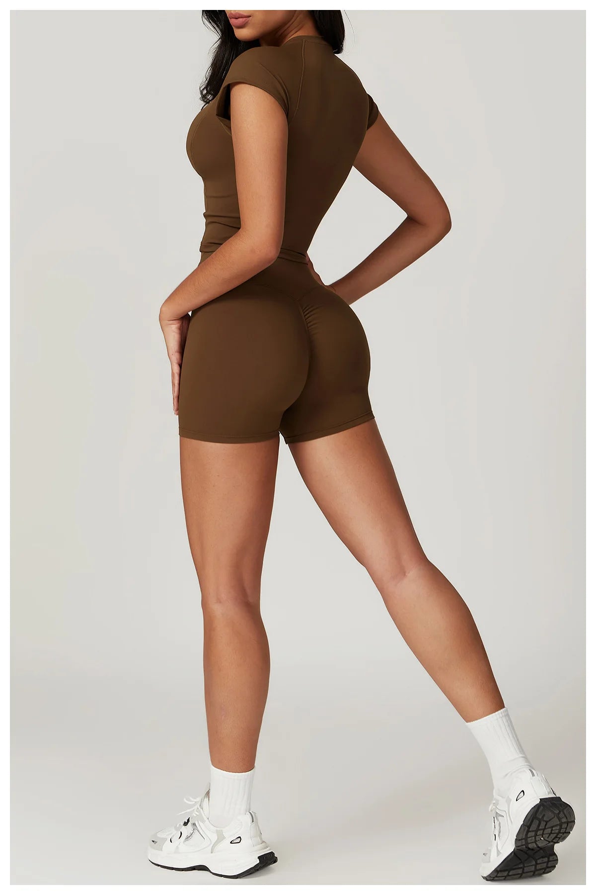 No. 4 Short Sleeve Shirt, Baby Doll Trainer With Hour Glass Piping, Hip Grazing Length, Slim Fit
