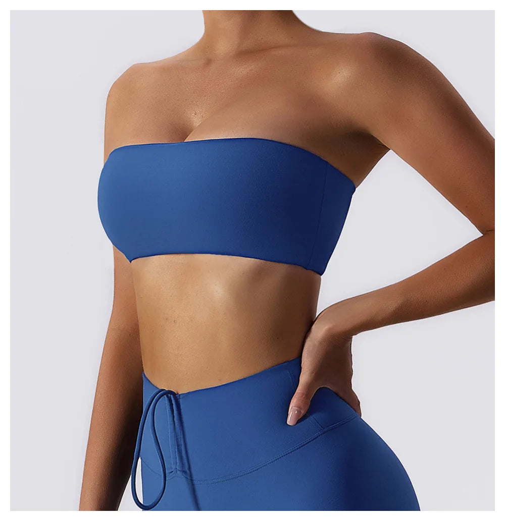 No. 3 Sports Bra, Strapless Bandeau, True Fit, Built in Padding