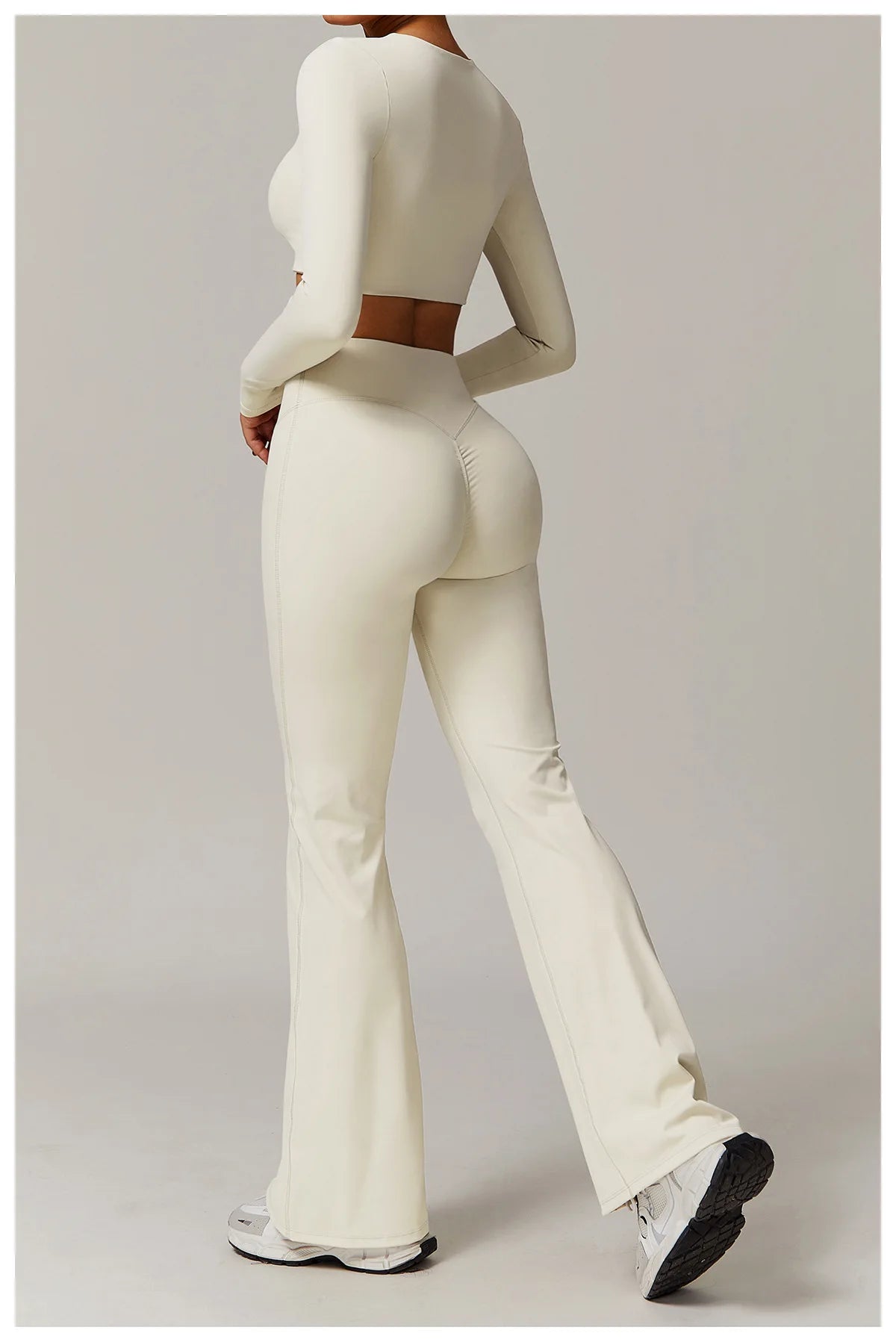 No. 7 Legging, Vintage Bell Flare, Mid Rise Waist, No Front Seam, Ultra Flattering