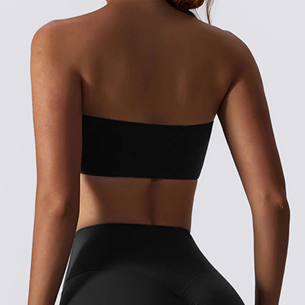 No. 3 Sports Bra, Strapless Bandeau, True Fit, Built in Padding