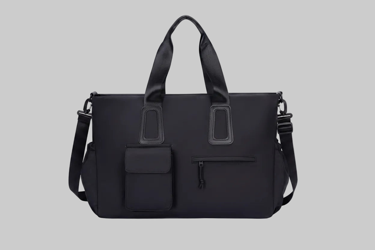 No. 8 Tote, The Modern Travel Yoga Duffel, Minimalist, Unisex, Dry Wet Separated Pocket