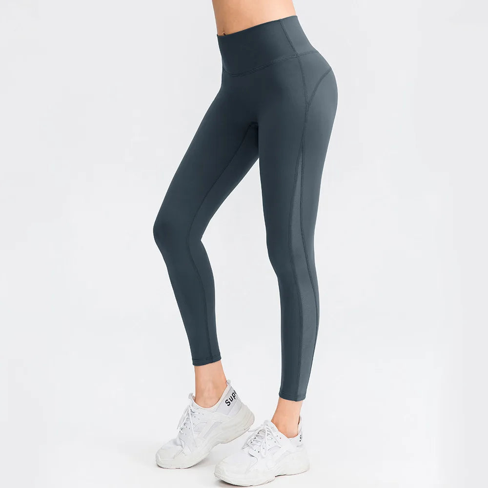 No. 5 Legging, Airlift Mesh Panel, High-Waist, Seamless, Athletic, Compressive
