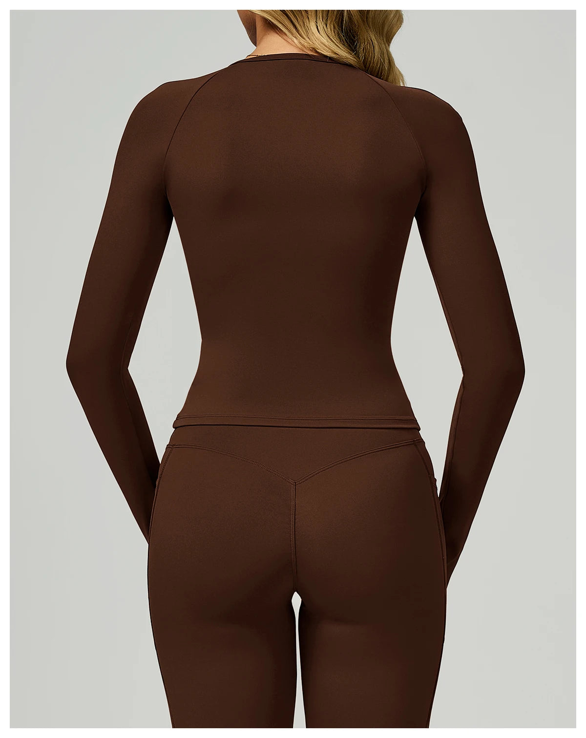 No. 6 Long Sleeve Shirt, Yummy Tummy Ruching, Athletic, Compressive, Dry Fit, Full Coverage