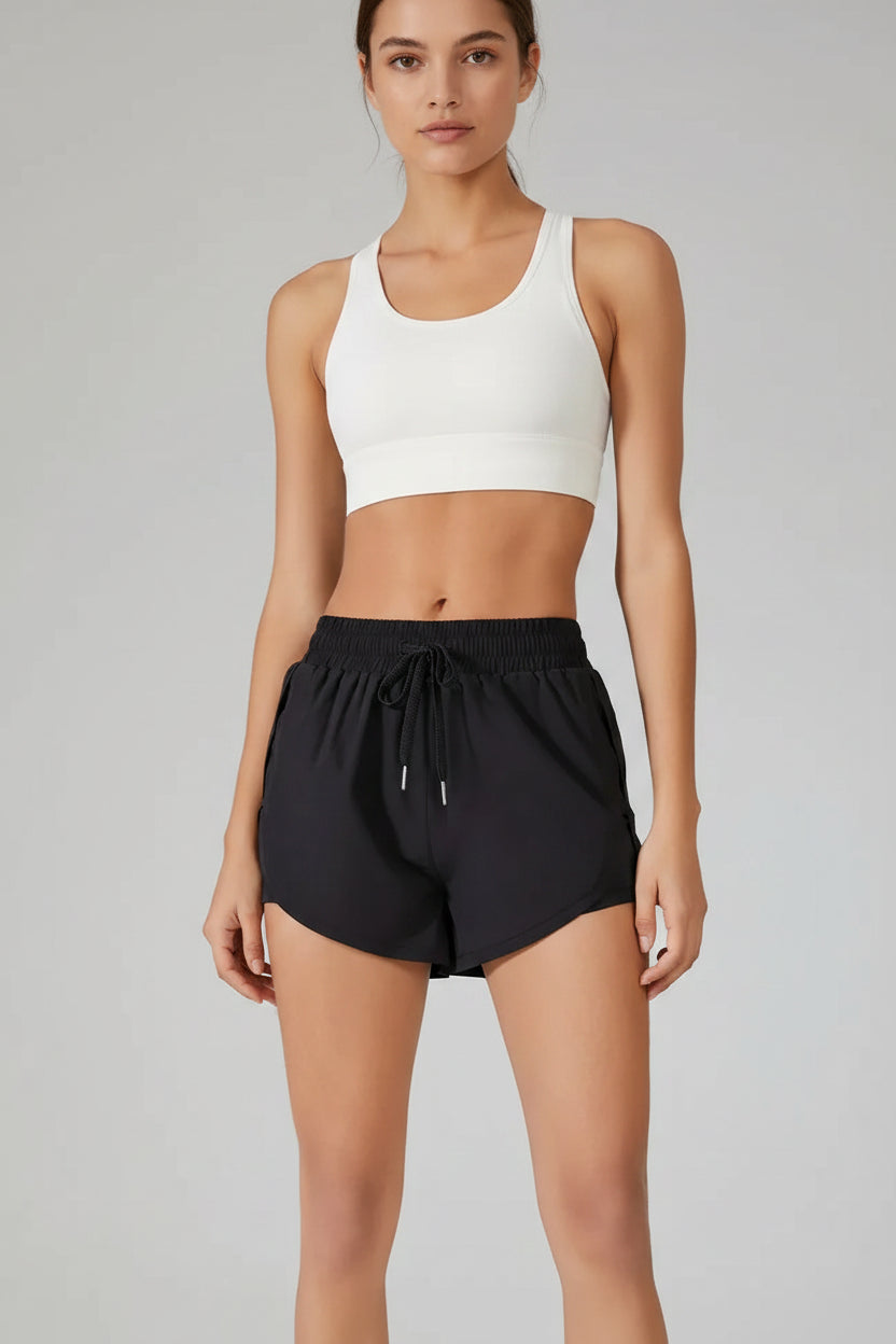 No. 5 Shorts, Athletic, Dry Fit, Lined, Under Shorts With Pocket, Draw String