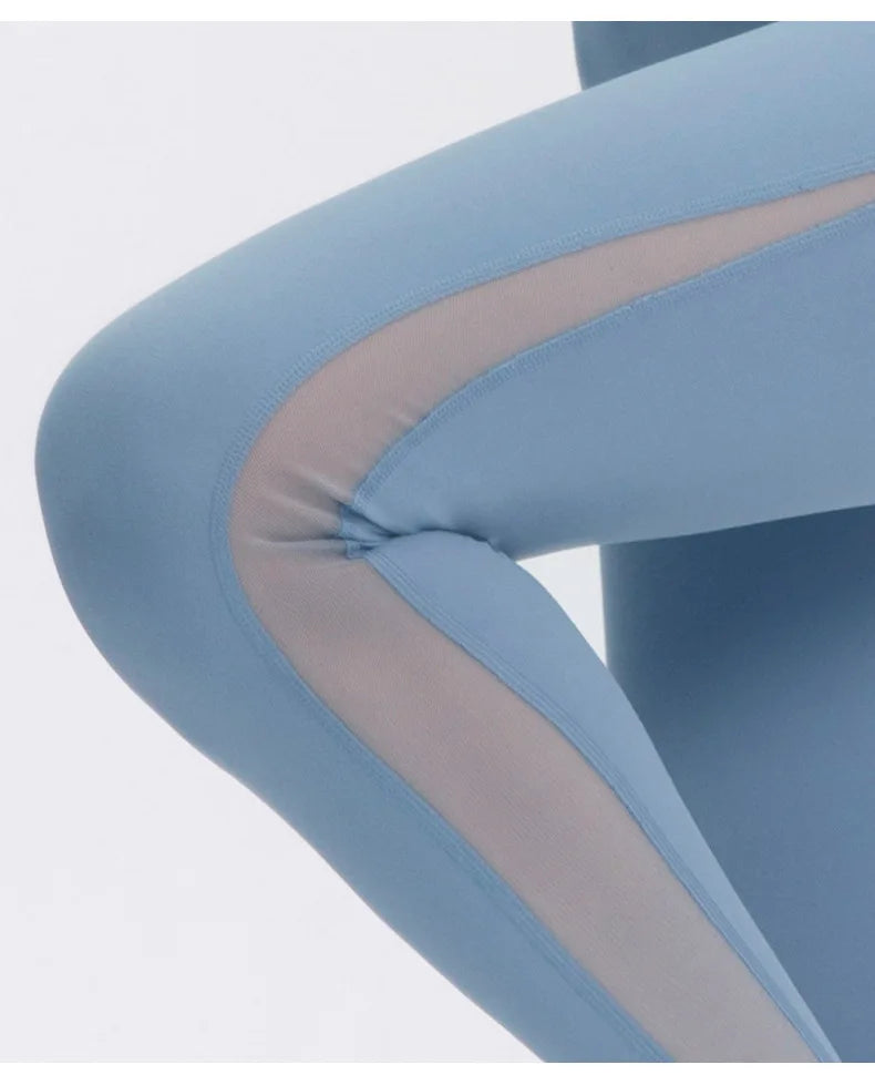 No. 5 Legging, Airlift Mesh Panel, High-Waist, Seamless, Athletic, Compressive