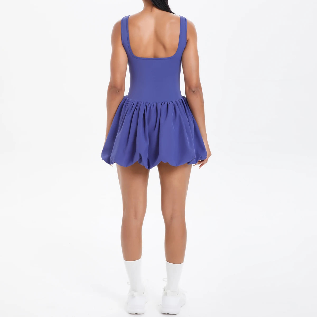 No. 4 Dress, Buttery, Tennis Dress, Bubble Skirt, Scoop Neck, True Fit Straps, Under Shorts