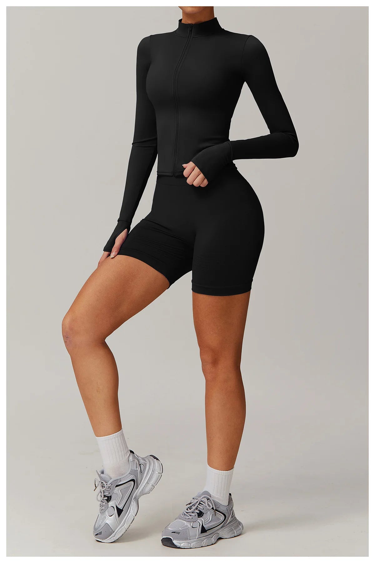 No. 1 Jacket, Yoga, Long Sleeve, Seamless, Smoothing, Butter Feel, Slim Fit