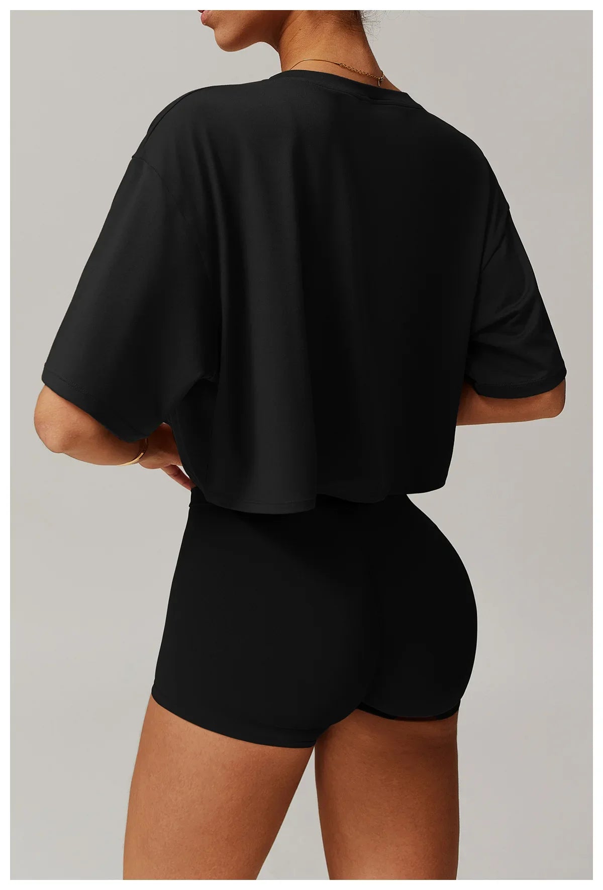 No. 1 Short Sleeve Shirt, Oversized, Crop Top, Relaxed Fit, Soft Essential