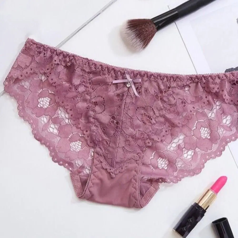 No. 5 Lingerie Set, 2 PC, Tear Shaped Push Up Bra With Full Coverage, Delicate, Lace Panty