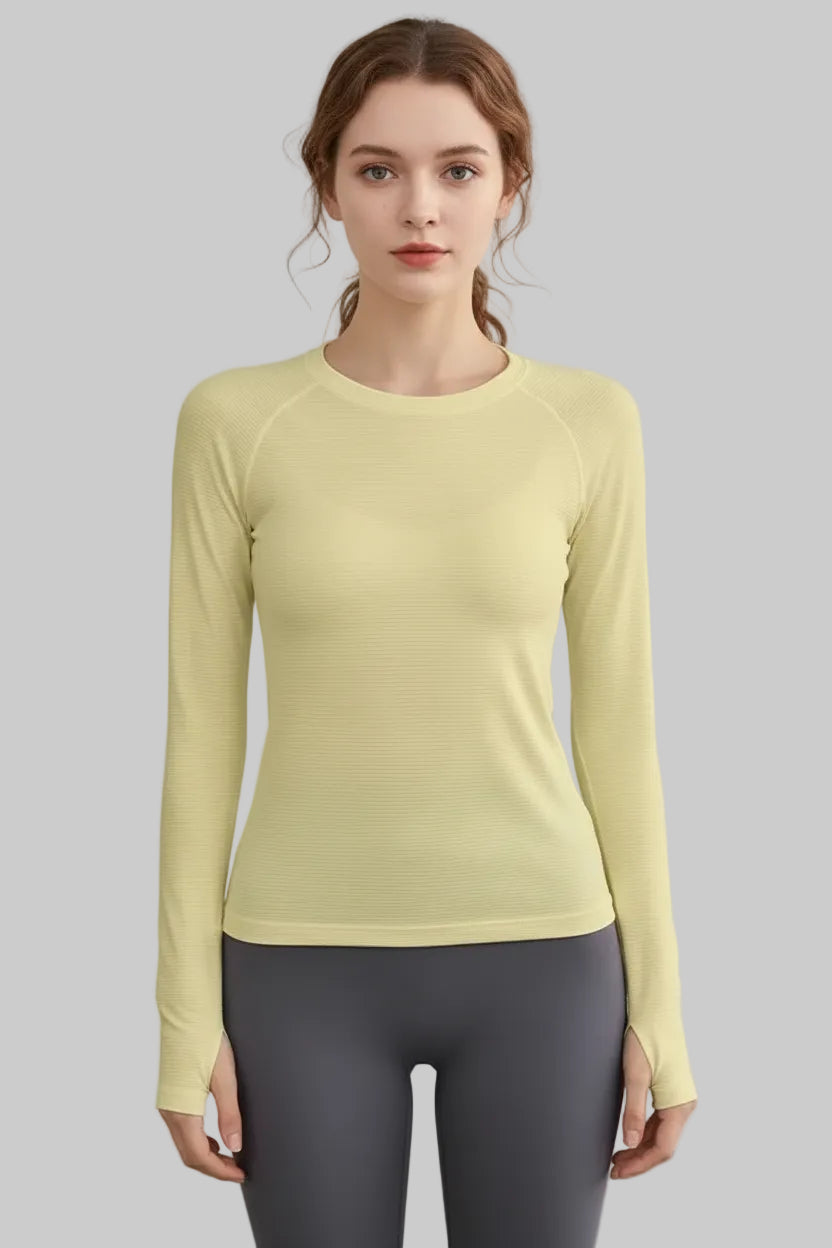 No. 1 Long Sleeve Shirt, Easy, Breezy, Breathable, Summer, Yoga, Pilates