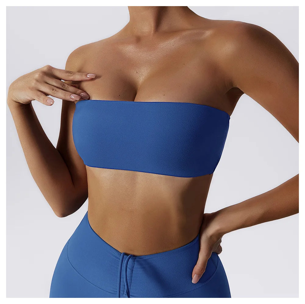 No. 3 Sports Bra, Strapless Bandeau, True Fit, Built in Padding