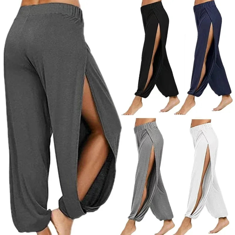 No. 2 Loungewear Pant, Breezy, Open Palazzo Jogger, Mid Rise, Free Moving, Yoga
