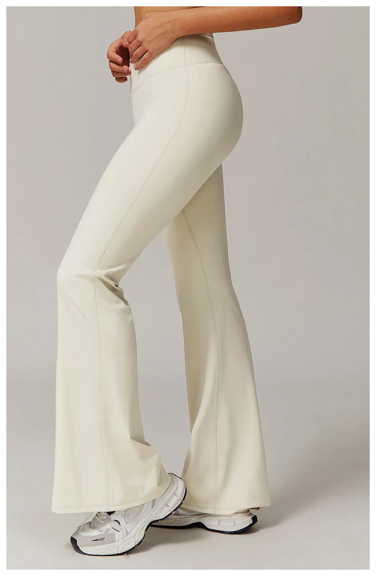 No. 7 Legging, Vintage Bell Flare, Mid Rise Waist, No Front Seam, Ultra Flattering