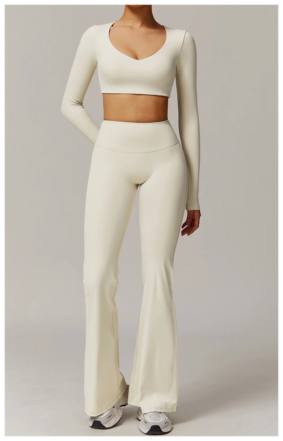 No. 7 Legging, Vintage Bell Flare, Mid Rise Waist, No Front Seam, Ultra Flattering