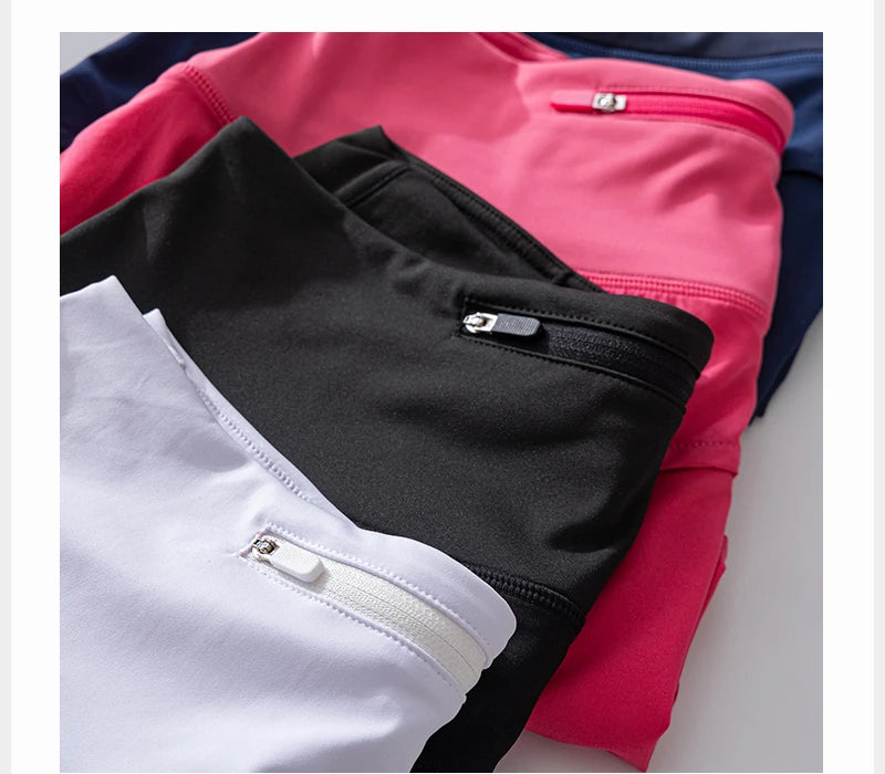 No. 7 Shorts, Slim Fit, Ventilated Runner, Panty Lined, Hidden Waist Pocket, Shorty Short