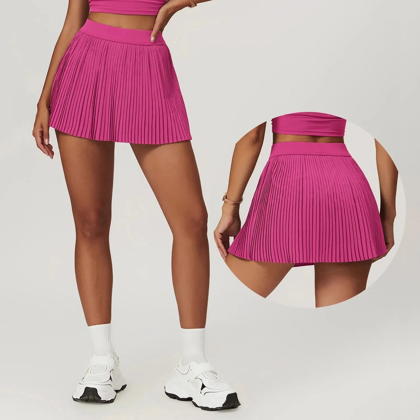No. 4 Tennis Skirt, Tightly Pleated, Mini Length, Under Short With Pocket
