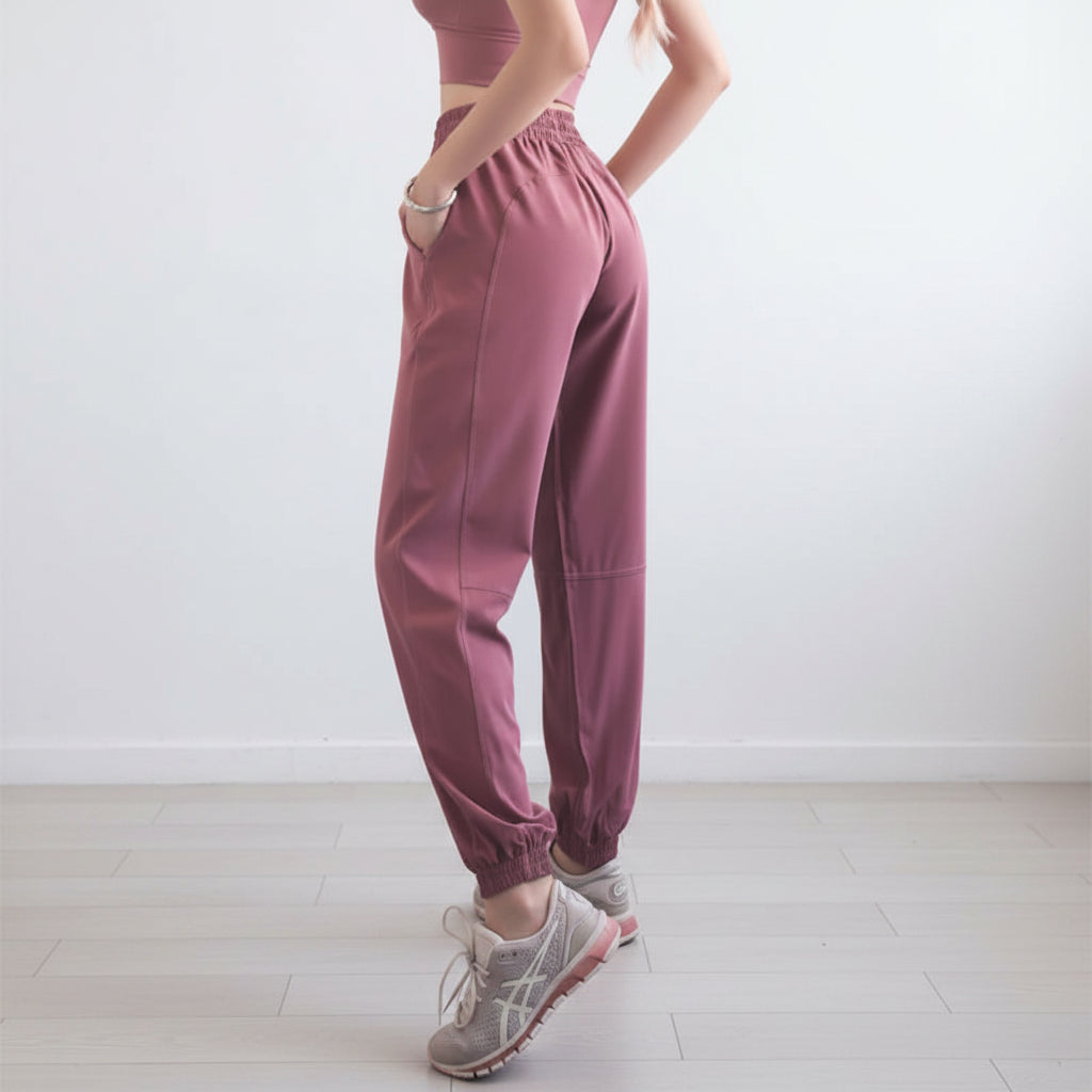 No. 6 Loungewear Pant, High Waisted, Studio Pant, Draw String, Joggers