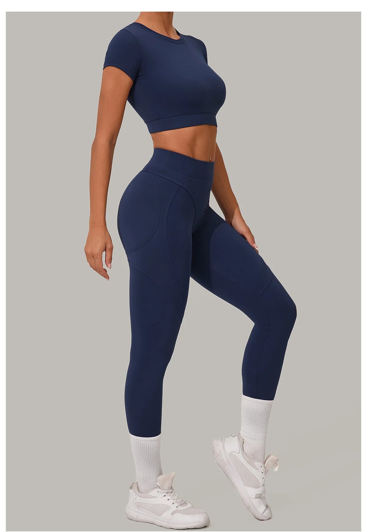 No. 3 Legging, Strategic Compression Seaming Throughout, Firm Compression, Cross Training, Running
