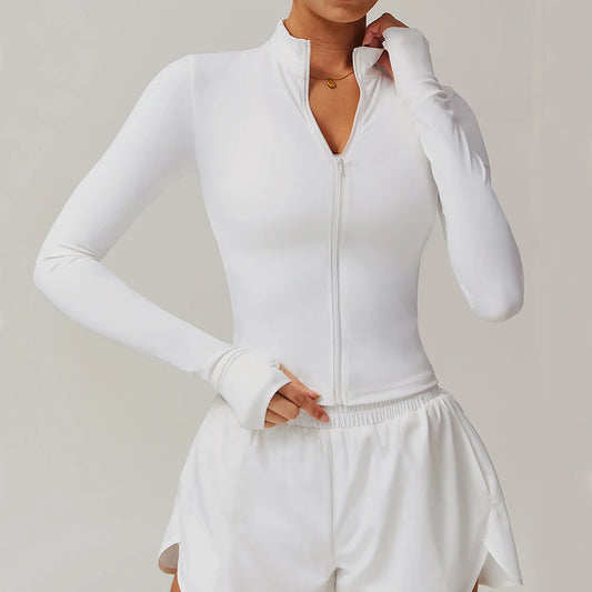 No. 1 Jacket, Yoga, Long Sleeve, Seamless, Smoothing, Butter Feel, Slim Fit
