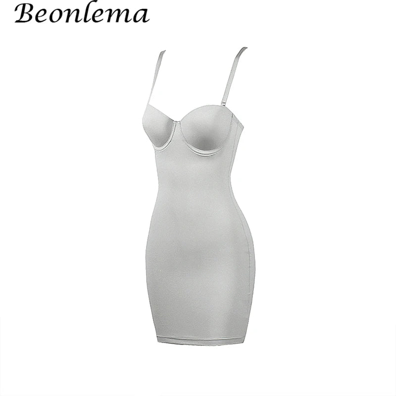 No. 3 Shape Wear, Tummy Control Slip Dress With Bra, Waist Trainer, Body Shaper
