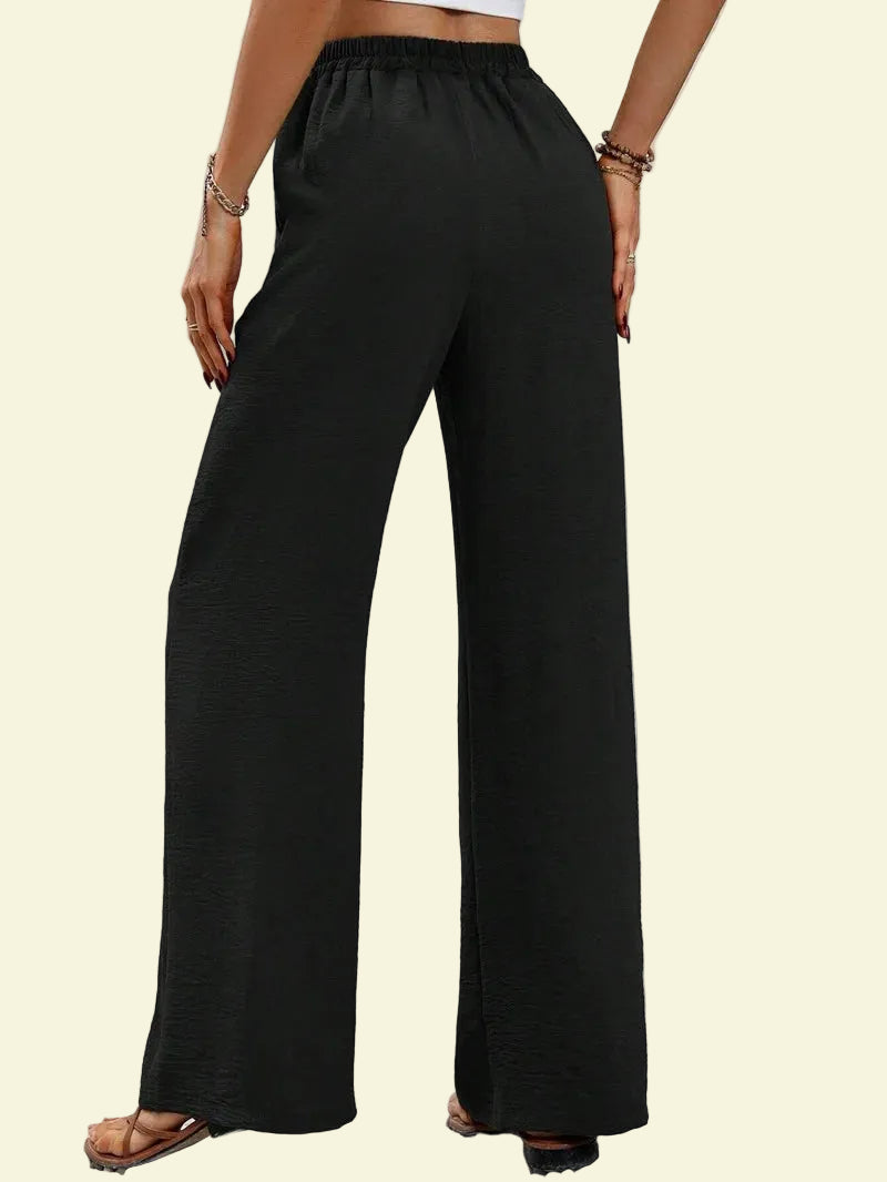 No. 7 Loungewear Pant, Resort, Casual, Trouser, Wide Leg, High Waist