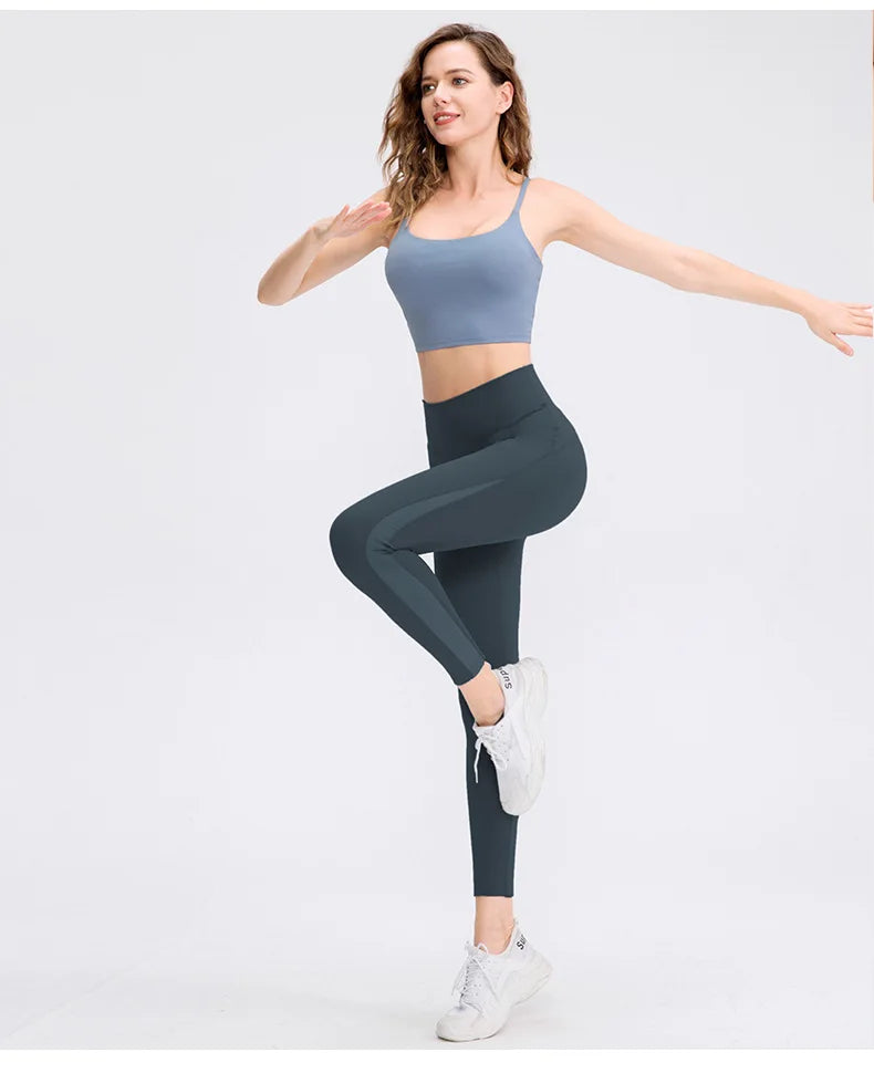 No. 5 Legging, Airlift Mesh Panel, High-Waist, Seamless, Athletic, Compressive