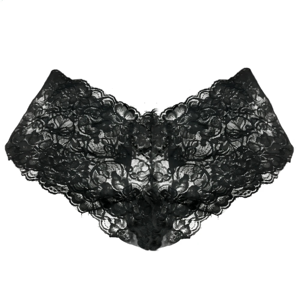 No. 1 Lingerie Panty, French Lace, High Cut, Boy Short, Plus Sizes Available