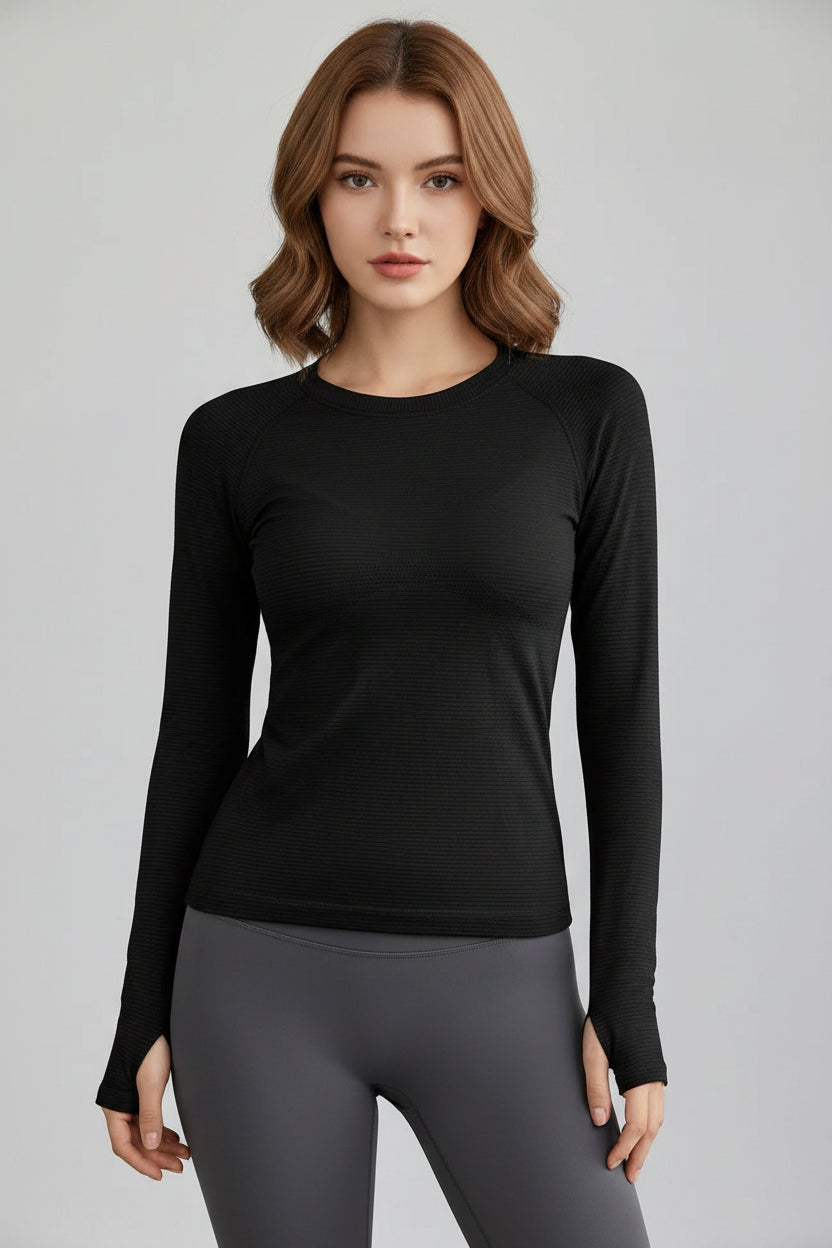 No. 1 Long Sleeve Shirt, Easy, Breezy, Breathable, Summer, Yoga, Pilates