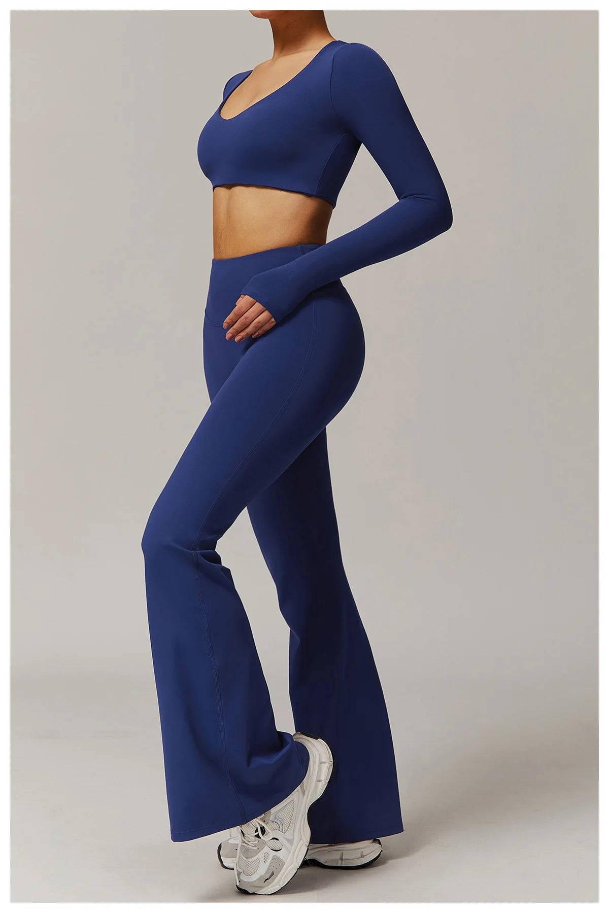 No. 7 Legging, Vintage Bell Flare, Mid Rise Waist, No Front Seam, Ultra Flattering
