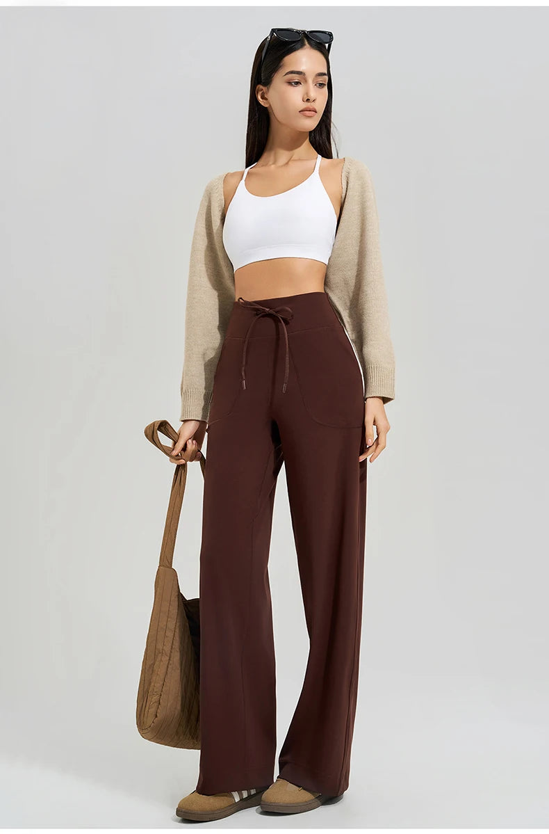 No. 5 Loungewear Pant, Super High Waist, Wide Leg, Vintage Flared Trousers