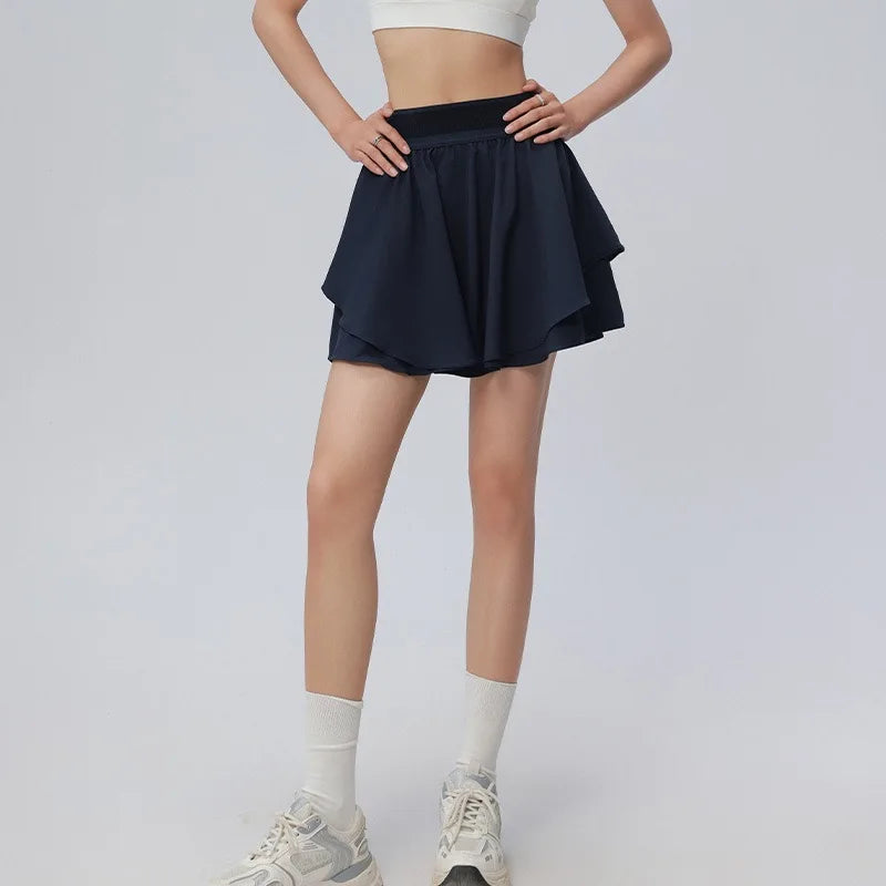 No. 1 Tennis Skirt, High Waisted, Easy Flow, Relaxed, With Under Short and Pocket