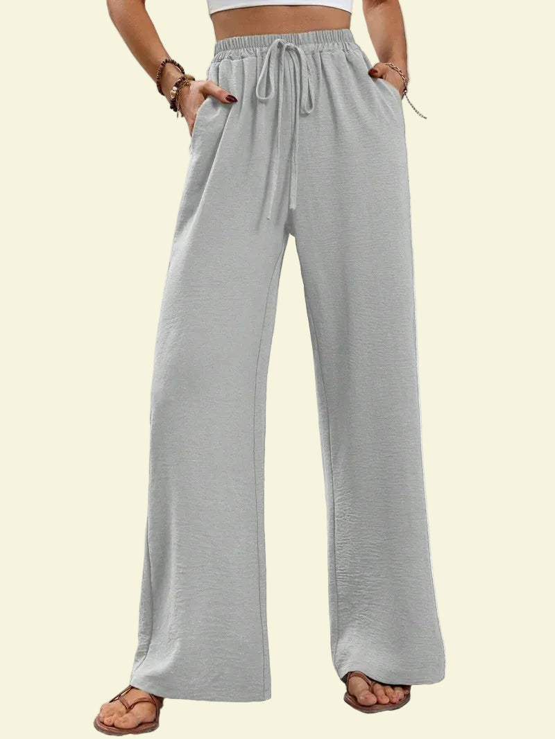 No. 7 Loungewear Pant, Resort, Casual, Trouser, Wide Leg, High Waist