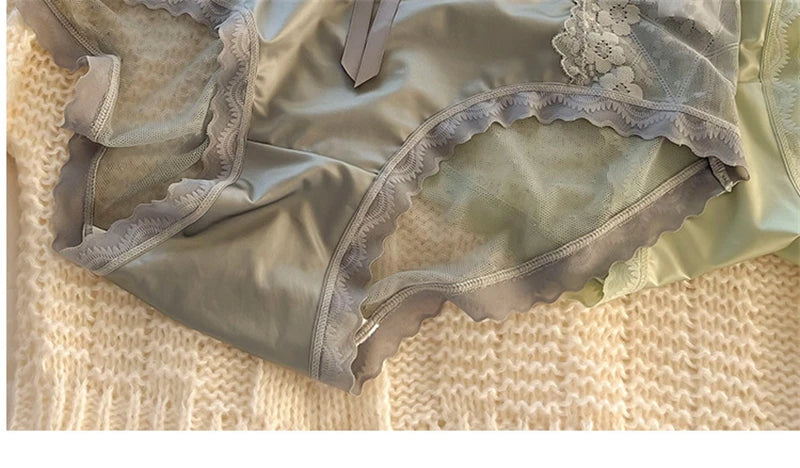 No. 7 Lingerie Panty, Full Coverage, High Waist, Brief, Sheer, Silky, Coquette, Plus Size Only