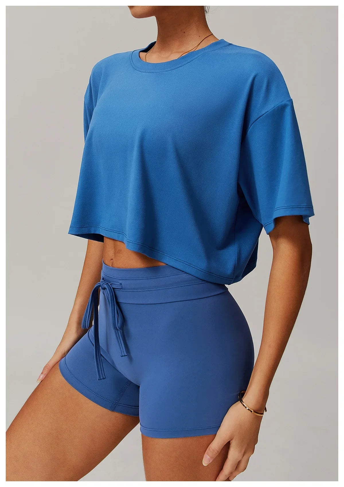 No. 1 Short Sleeve Shirt, Oversized, Crop Top, Relaxed Fit, Soft Essential