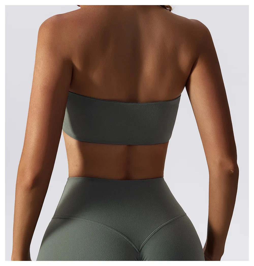 No. 3 Sports Bra, Strapless Bandeau, True Fit, Built in Padding