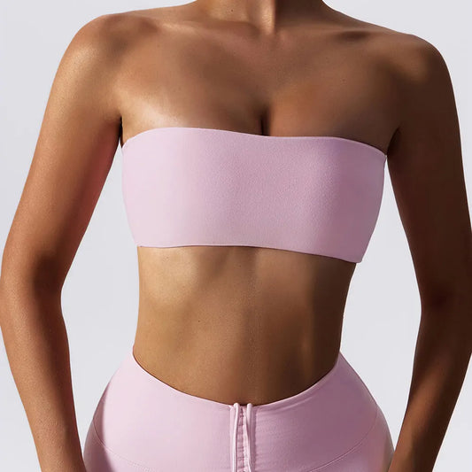No. 3 Sports Bra, Strapless Bandeau, True Fit, Built in Padding